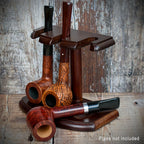 Walnut 3 Pipe Rack