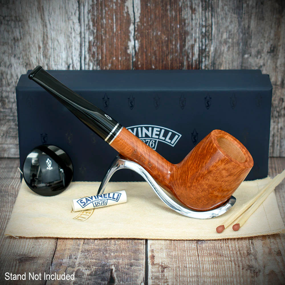 Savinelli Monsieur Smooth Briar Pipe - Shape No. 111KS (9mm)