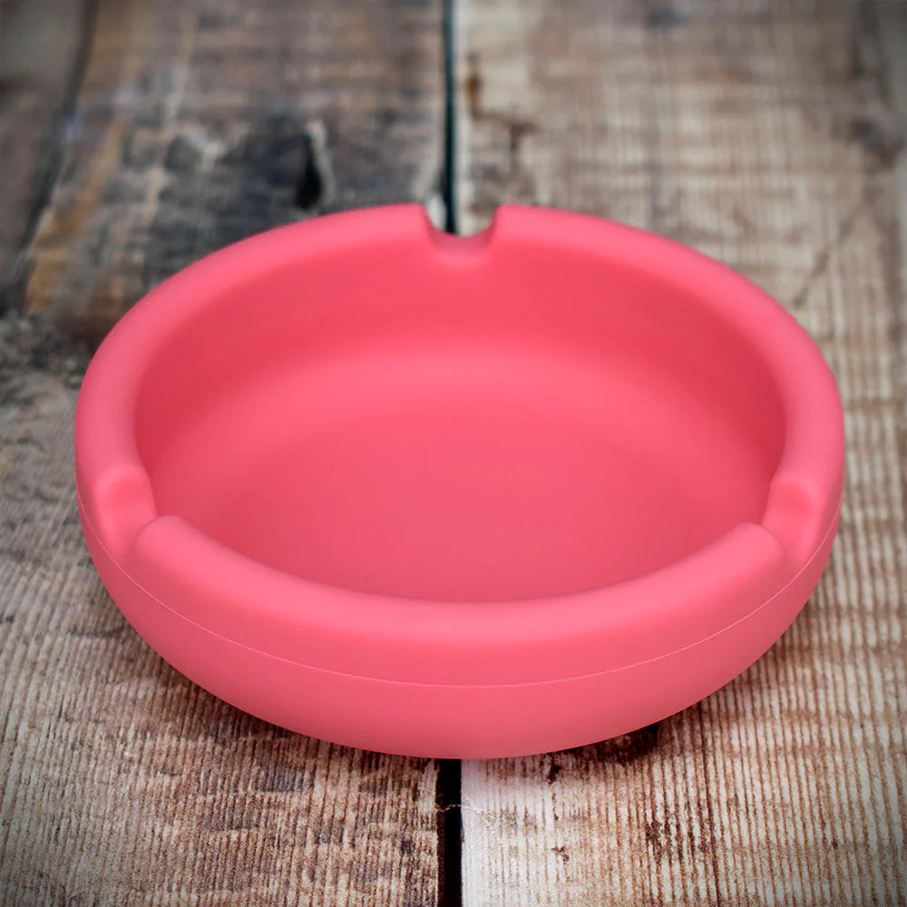 Silicone Cigarette Ashtray - Coral Pink