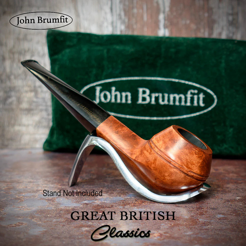 John Brumfit Great British Classics Briar Smoking Pipe - Bulldog