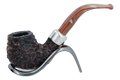 Peterson of Dublin Derry Rusticated Briar Smoking Pipe - Shape 68 - 9mm