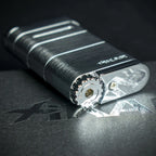 Xikar Allume Single Jet Cigar Lighter - Silver