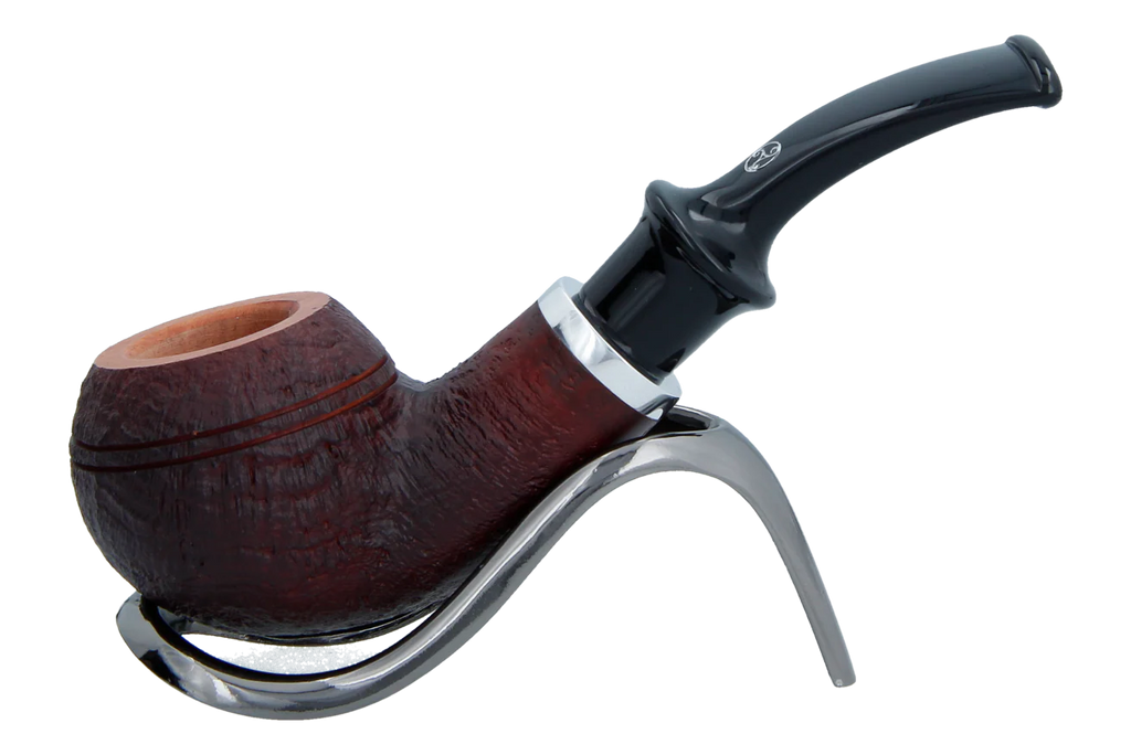 Rattray's Beltanes Fire Briar Smoking Pipe - Sandblast Red