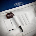 Savinelli Black Leather Travel Pipe Bag