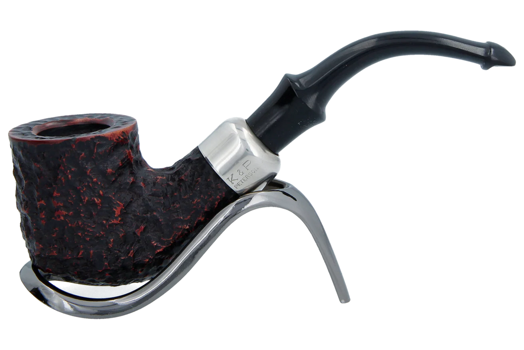 Peterson of Dublin System Rustic Briar Smoking Pipe - Shape No.301