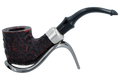 Peterson of Dublin System Rustic Briar Smoking Pipe - Shape No.301