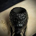 Savinelli Mini -  Black Rusticated Briar Smoking Pipe - Shape 626 (6mm)