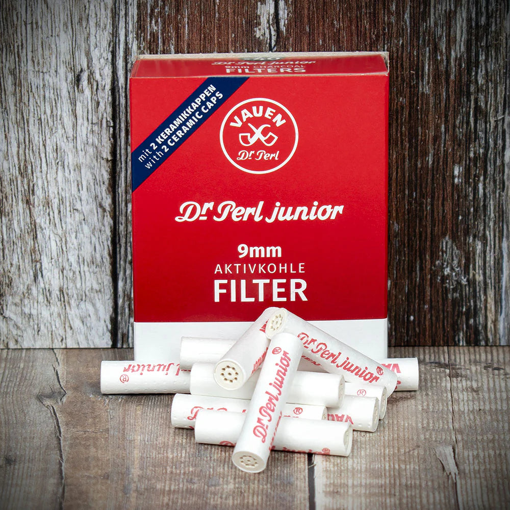 Vauen 9mm Dr Perl Junior Pipe Filters Box of 40