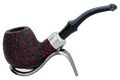 Peterson of Dublin System Rustic Briar Smoking Pipe - Shape No.B42