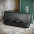 Peterson Two Pipe Combination Pouch - Press Stud Black (POU-137)