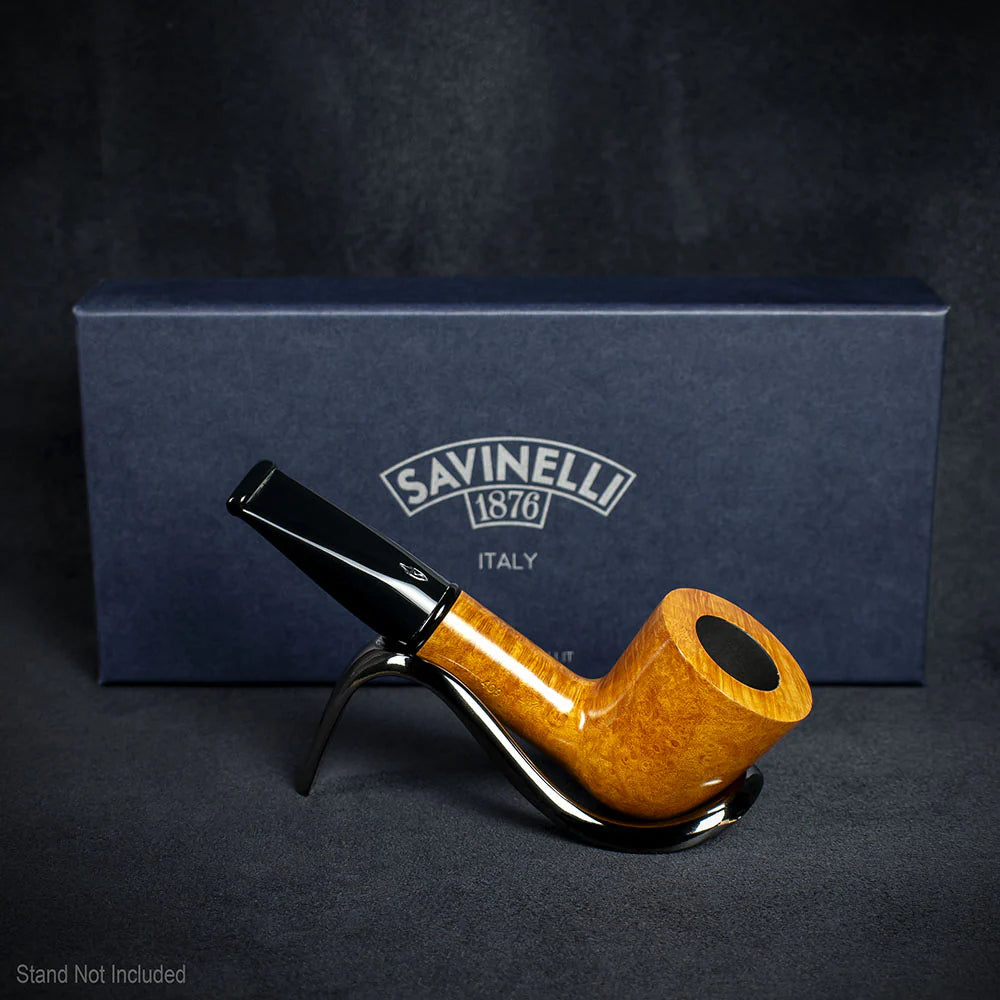Savinelli Mini -  Smooth Briar Smoking Pipe - Shape 409 (6mm)