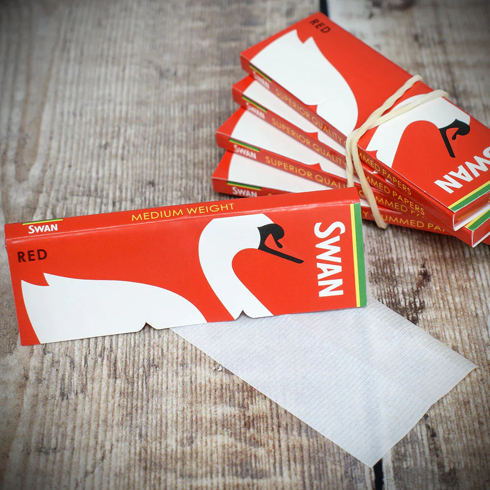 Swan Rolling Papers Regular Red - 5 Packs
