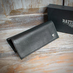 Rattray's Black Knight Leather Pipe Tobacco Pouch - Large Roll Up 1