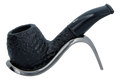 Savinelli Mini -  Black Rusticated Briar Smoking Pipe - Shape 626 (6mm)