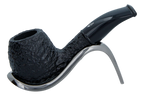 Savinelli Mini -  Black Rusticated Briar Smoking Pipe - Shape 626 (6mm)