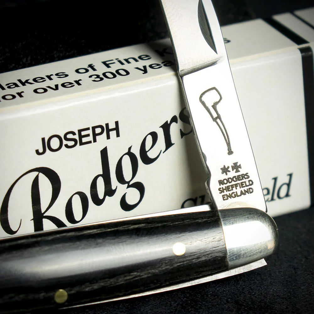 Rodgers Classic Pipe Smokers Knife - Blackwood Handle