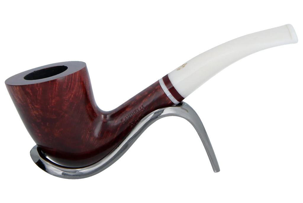 Savinelli Avorio Smooth Burgundy 920 - 6mm Briar Pipe