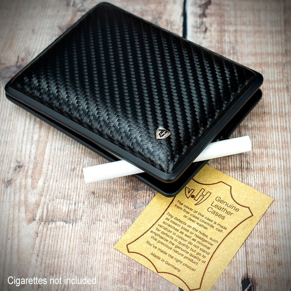 Superking Cigarette Case Black Carbon Weave (612 962)