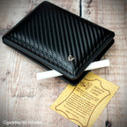 Superking Cigarette Case Black Carbon Weave (612 962)