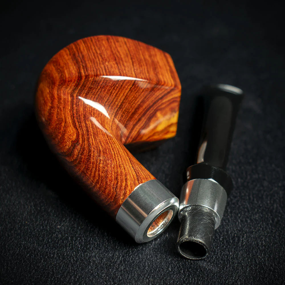 Smoke-King 9mm Rosewood Budget Pipe - Bent