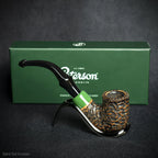 Peterson of Dublin St. Patrick's Day 2024 Limited Edition Rusticated "P" Lip Briar Pipe - Shape 313