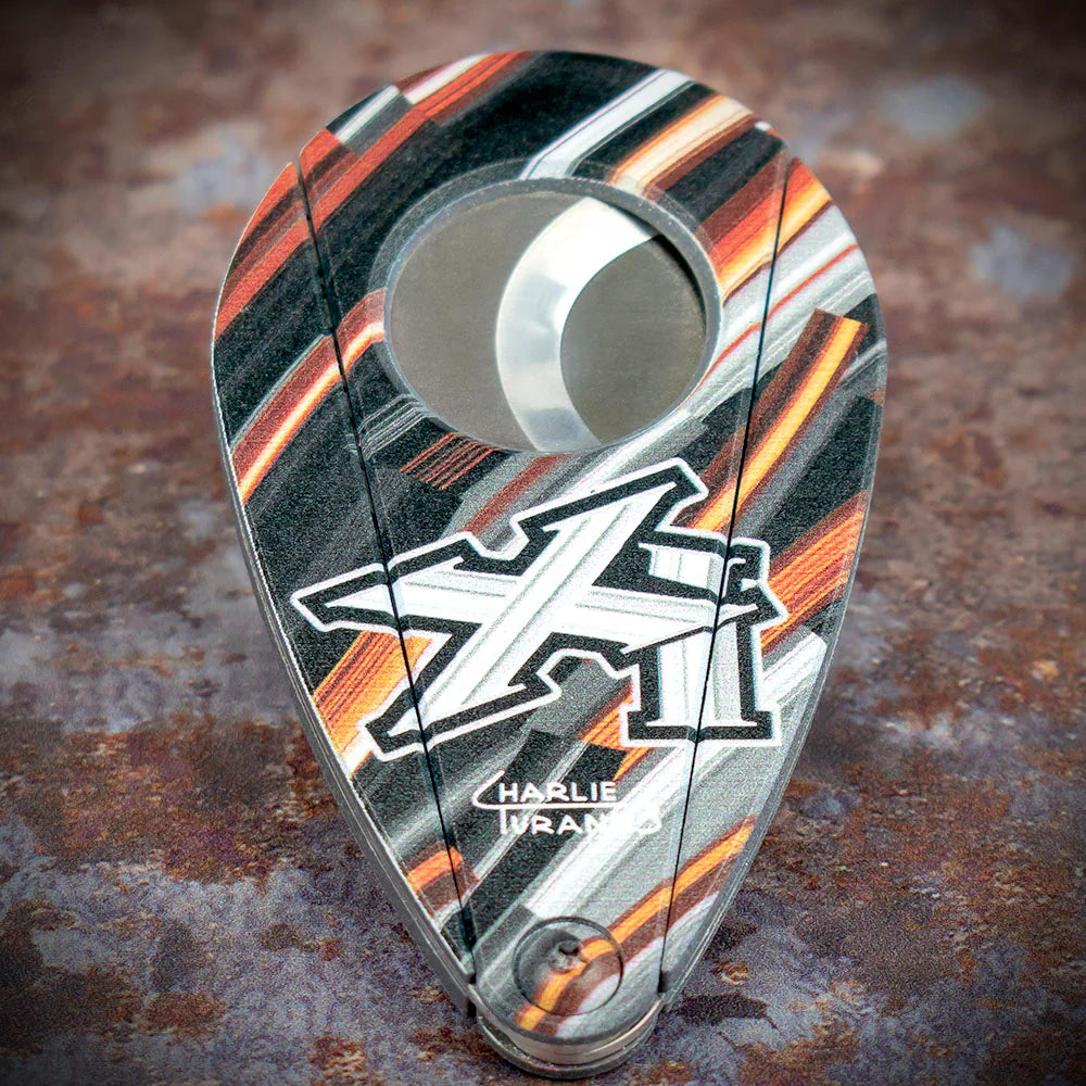 Xikar Xi-2 Nightlife Orange 201NLO Double Blade Guillotine Cigar Cutter