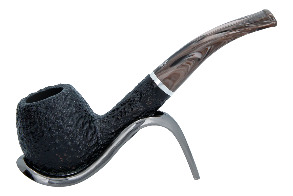 Savinelli Morellina Rustic Black 636R - 6mm Briar Pipe