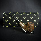 Smoke-King 9mm Brown Wenge Wood Budget Pipe - Bent