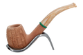 Savinelli Bamboo Rusticated Natural 602 - 6mm Briar Pipe