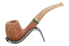 Savinelli Bamboo Rusticated Natural 602 - 6mm Briar Pipe
