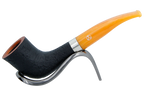 Rattray's Samhain Sandblast Yellow Briar Smoking Pipe - Shape 45