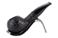 Savinelli Mini -  Black Rusticated Briar Smoking Pipe - Shape 321 (6mm)