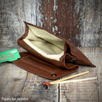 Sarome Leather Handrolling Pouch - Tan PO25T