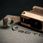 Vector VMotion Twin Jet Flame Lighter With Punch Cutter - Copper