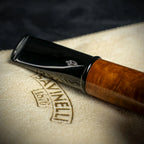 Savinelli Mini -  Smooth Briar Smoking Pipe - Shape 128 (6mm)
