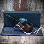 Savinelli Tre Rusticated Briar Pipe - 626