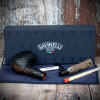 Savinelli Morellina Rustic Black 128R - 6mm Briar Pipe