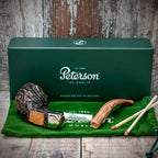 Peterson of Dublin Derry Rusticated Briar Smoking Pipe - Shape 80s - 9mm