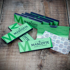 Mascotte Green Premium Rolling Papers - Bundle of 8