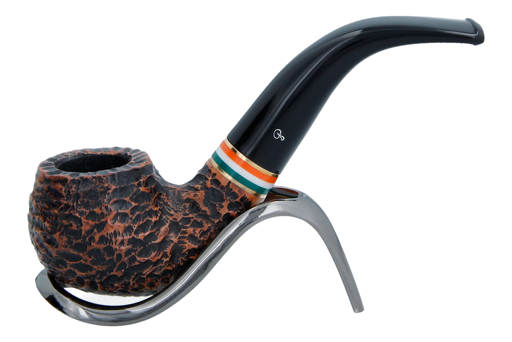 Peterson of Dublin St. Patrick's Day 2023 Limited Edition Rusticated Briar Smoking Pipe - Shape 03