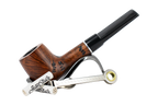 Smoke-King Pipe Smoker's Starter Kit - Straight Rustic Pipe