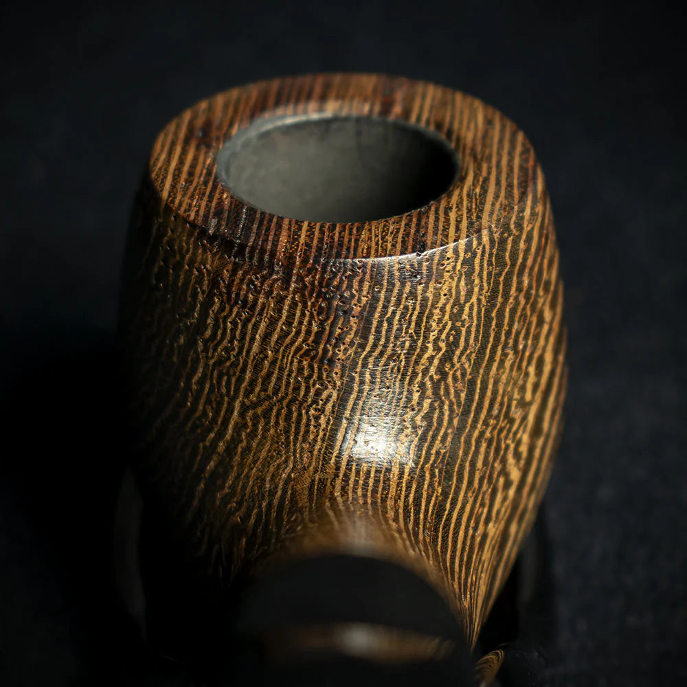 Smoke-King 9mm Brown Wenge Wood Budget Pipe - Bent