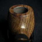Smoke-King 9mm Brown Wenge Wood Budget Pipe - Bent