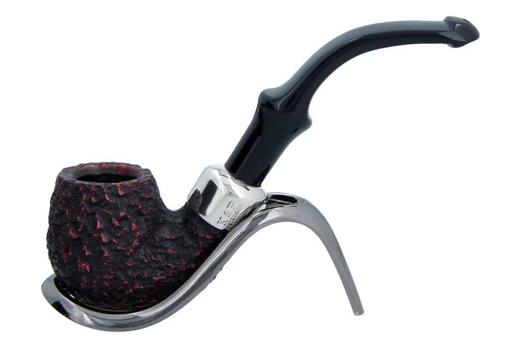 Peterson of Dublin System Rustic Briar Smoking Pipe - Shape No.317