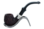 Peterson of Dublin System Rustic Briar Smoking Pipe - Shape No.317