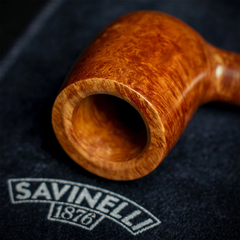 Savinelli Whiskey Natural Smooth 110 - 6mm Briar Pipe