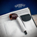 Savinelli Black Leather Travel Pipe Bag