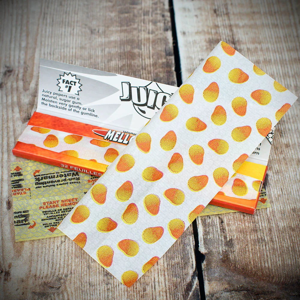 Juicy Jay's King Size Slim Rolling Papers - Mello Mango