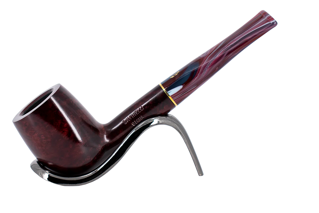Savinelli Vigna Liscia Marrone 128 - 6mm Briar Pipe