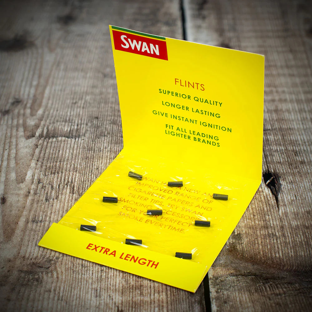 Swan Lighter Flints - Extra Length 9 Pack